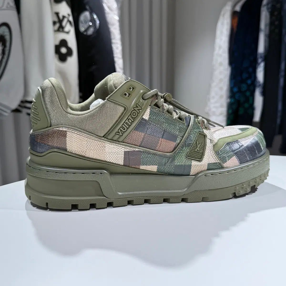  8 | ルイヴィトン LV トレーナー カモフラージュ マキシ スニーカー スニーカー 靴