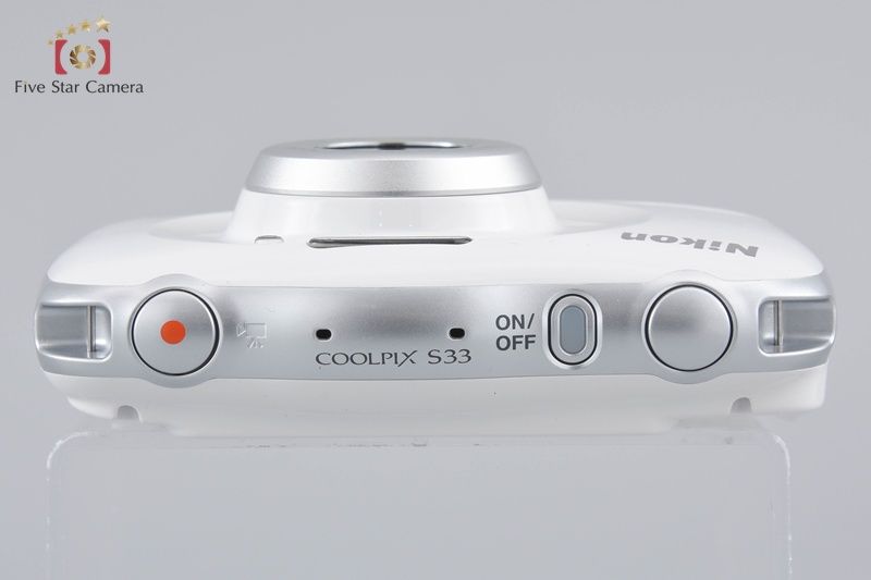 Nikon ニコン 【中古】Nikon ニコン COOLPIX S33 ホワイト コンパクト