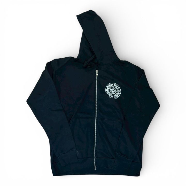 Chrome Hearts クロムハーツ LOS VEGAS LOGO ZIP UP HOODIE ラスベガス ロゴ ジップ アップ フーディ ロゴプリント ダガージップ ホースシュー