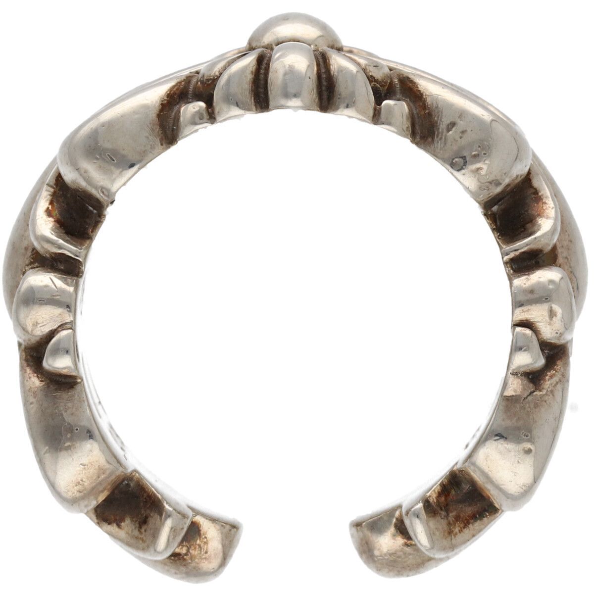 ダブルフローラルクロスリング