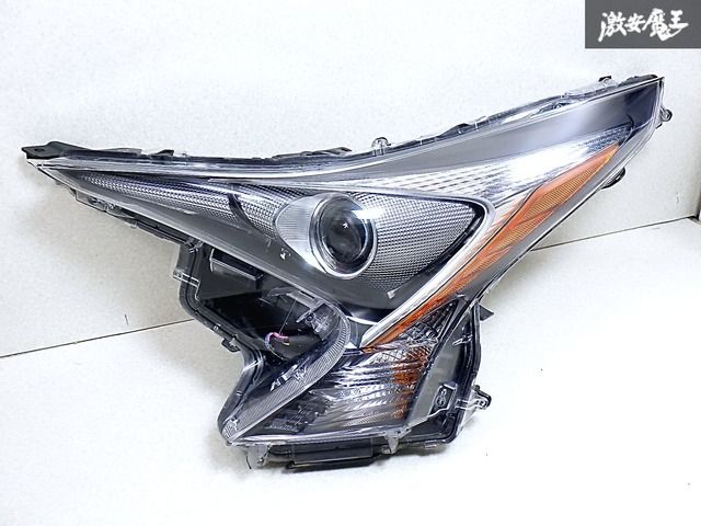 点灯品外し トヨタ ZVW 50 51 55 プリウス 前期 LED ヘッドライト レンズ 左 左側 助手席側 KOITO 47-75 刻印C 4 棚R-2