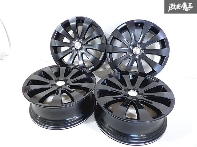 ●スバル YAM エクシーガ スペックB 18インチ 7 J 55 PCD 100 5 H 5穴 ホイール 4本セット XV インプレッサ レガシィ フォレスター 棚