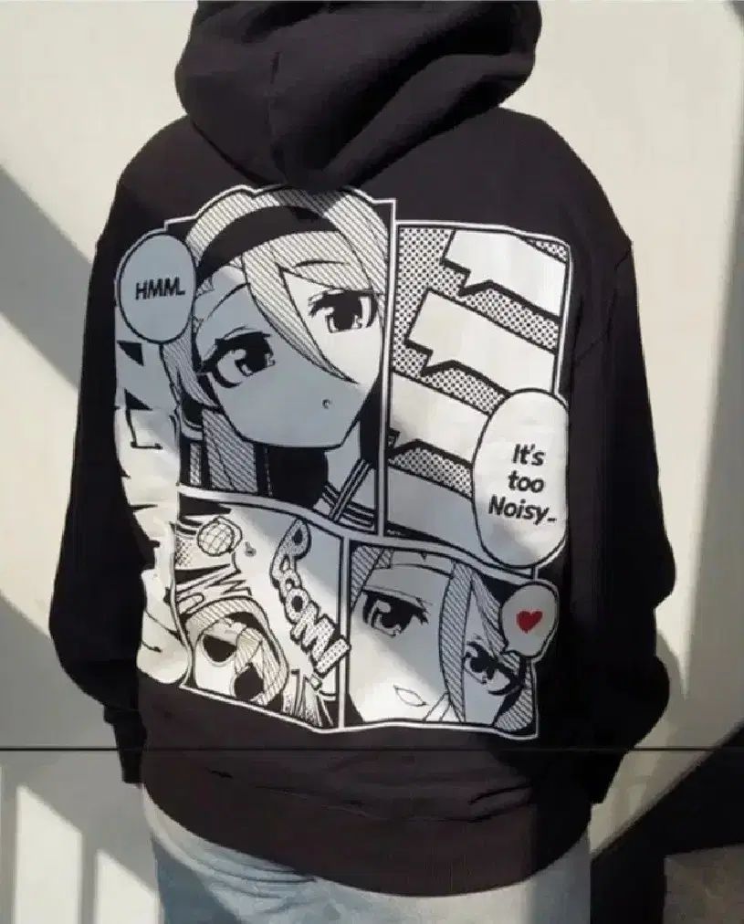 ピクセルストア 강지 カートゥーン WHO フードTシャツ 3 XL