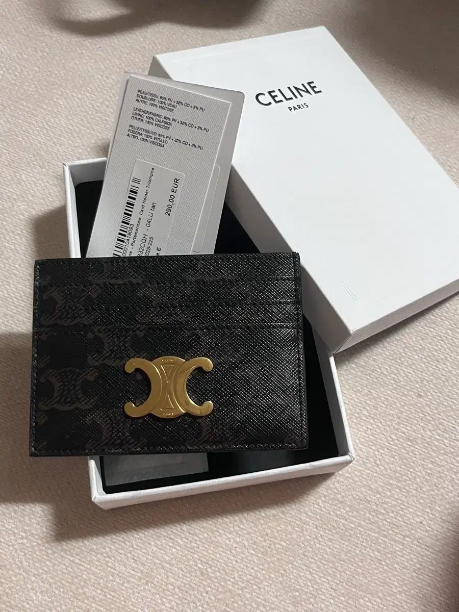 セリーヌ トリオンフ キャンバス カードホルダー