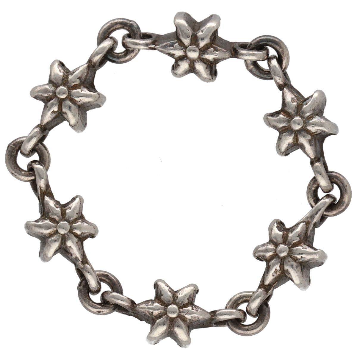 CHROME HEARTS クロムハーツ タイニースターリング 6リンク 21号 SV 925 シルバー 指輪 アクセサリー RS