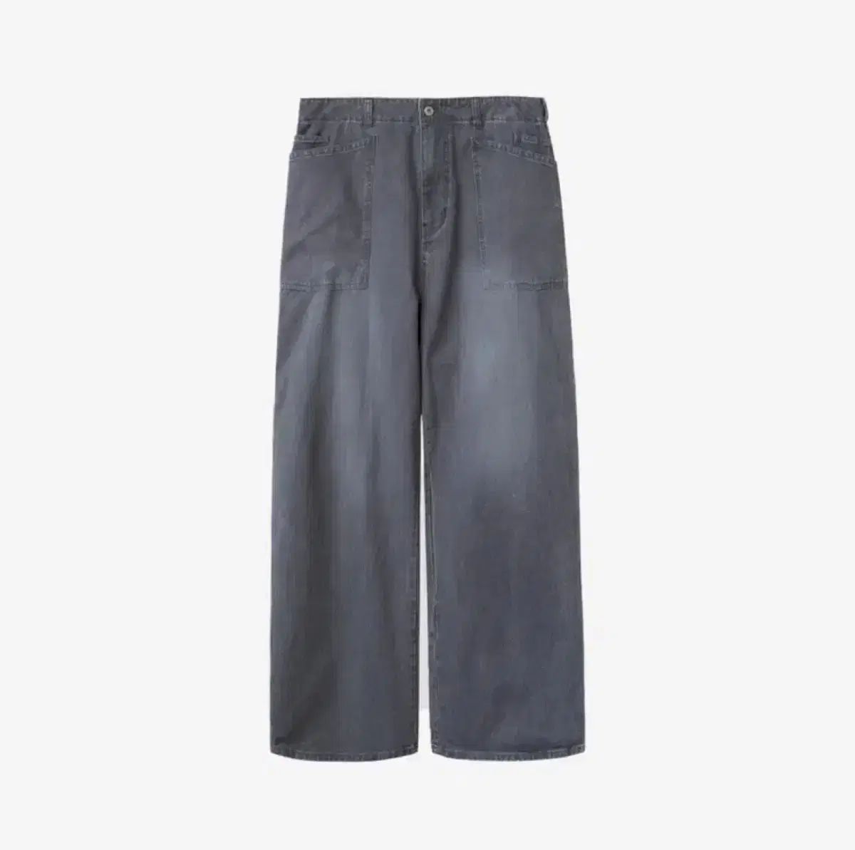 2 POLYTERU コットン ファティーグ パンツ ミッド グレー