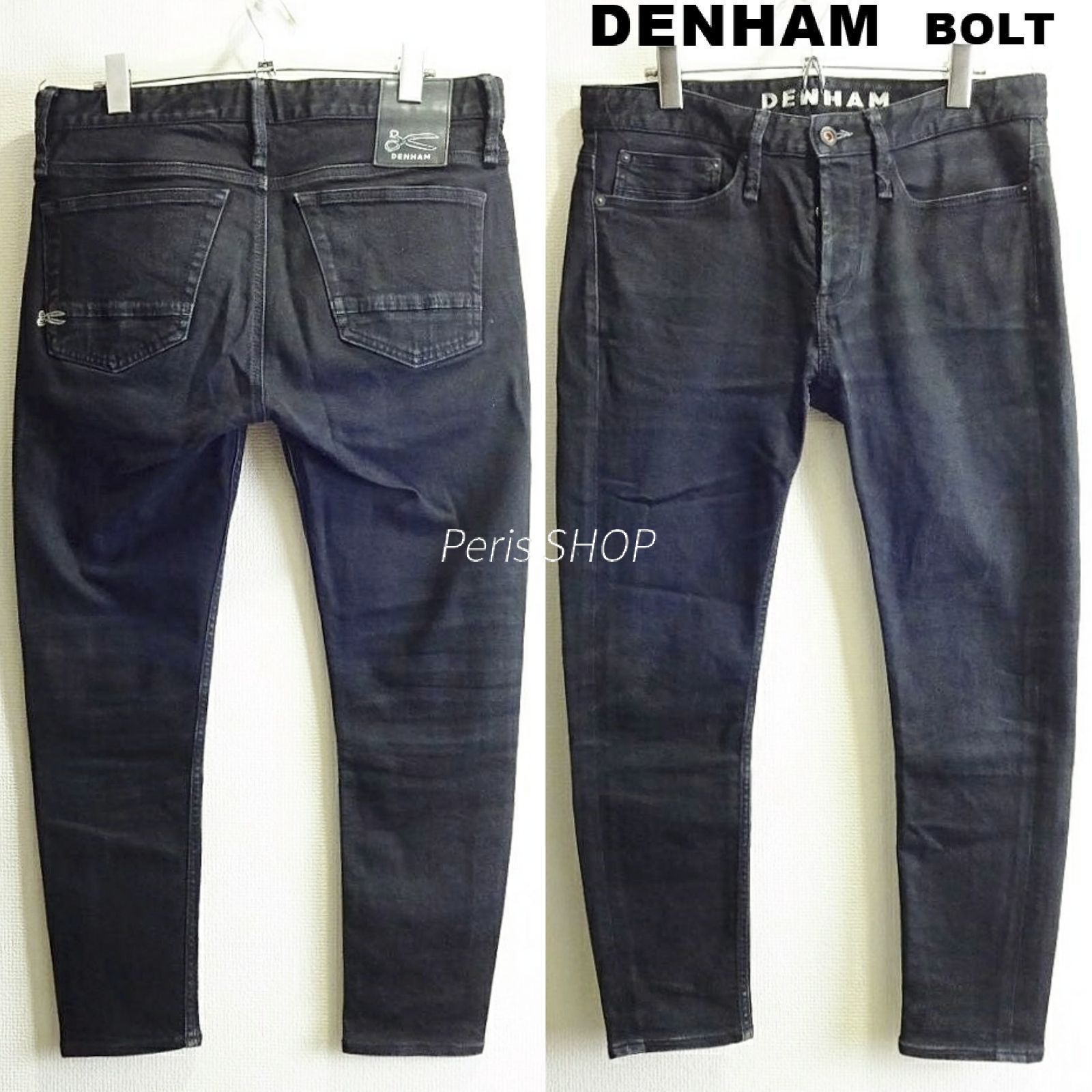 DENHAM デンハム BOLT W 84 cm | 31 M スキニーフィットデニム 強 ストレッチ メンズ ブラック