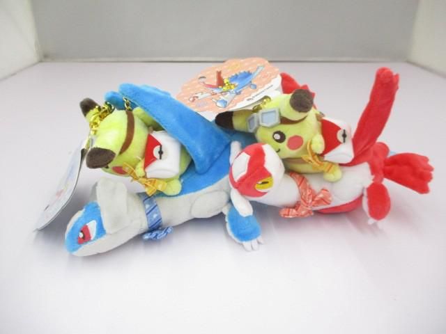 優 アニメ ポケモン ポケモンセンター ラティアス ラティオス ピカチュウ マスコット ラティオスに乗って 2点セット タグ