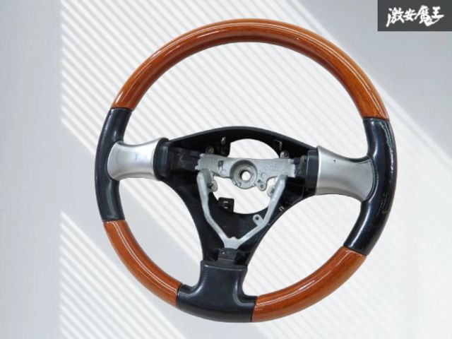 L700系 ミラ ミラジーノ 純正オプション ウッド MOMO ステアリング L700系 ミラ ミラジーノ 純正オプション ウッド MOMO ステアリング