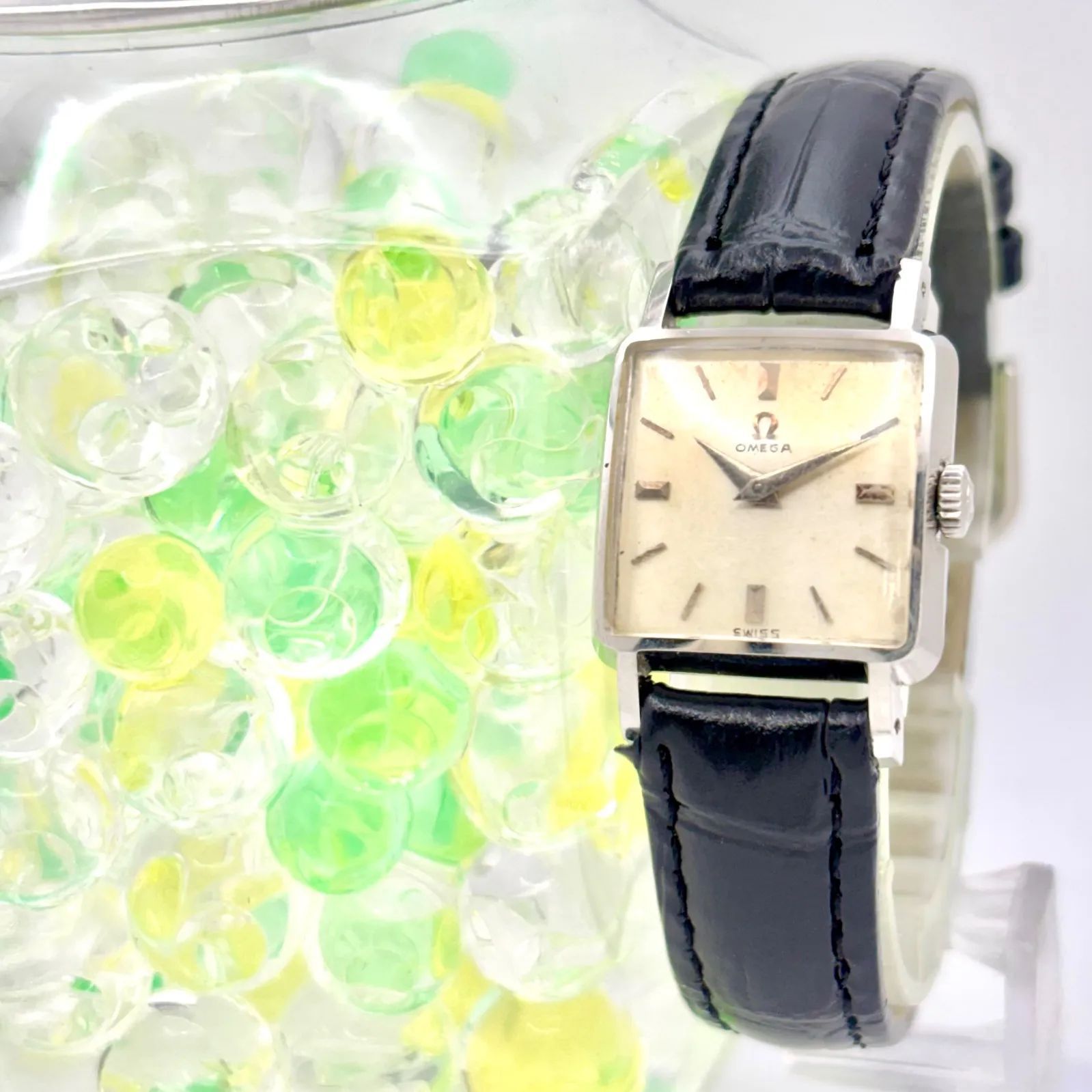 稼働】OMEGA オメガ 機械式 手巻き レディース 腕時計 シルバー 3994 9