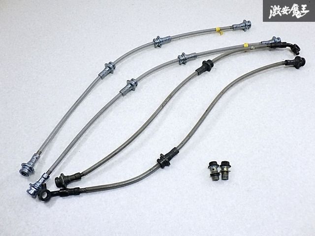 日産 ECR 33 R スカイライン RB 25 DET ステンメッシュ ブレーキホース 棚G-1