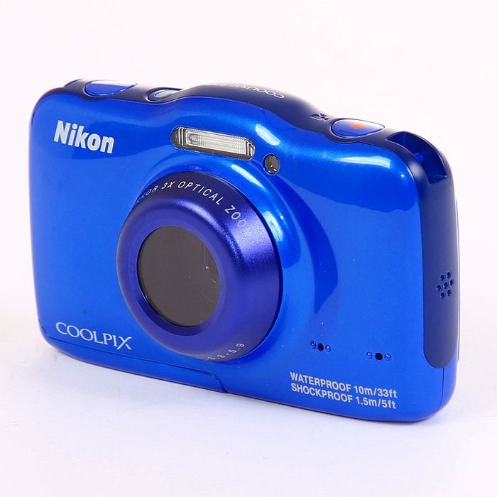 中古】(ニコン) Nikon COOLPIX S32 ブルー - メルカリ
