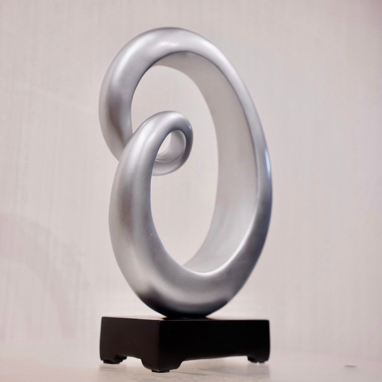 輸入品 オブジェ 置物 インテリア 雑貨 小物 アート 抽象彫刻 シルバー