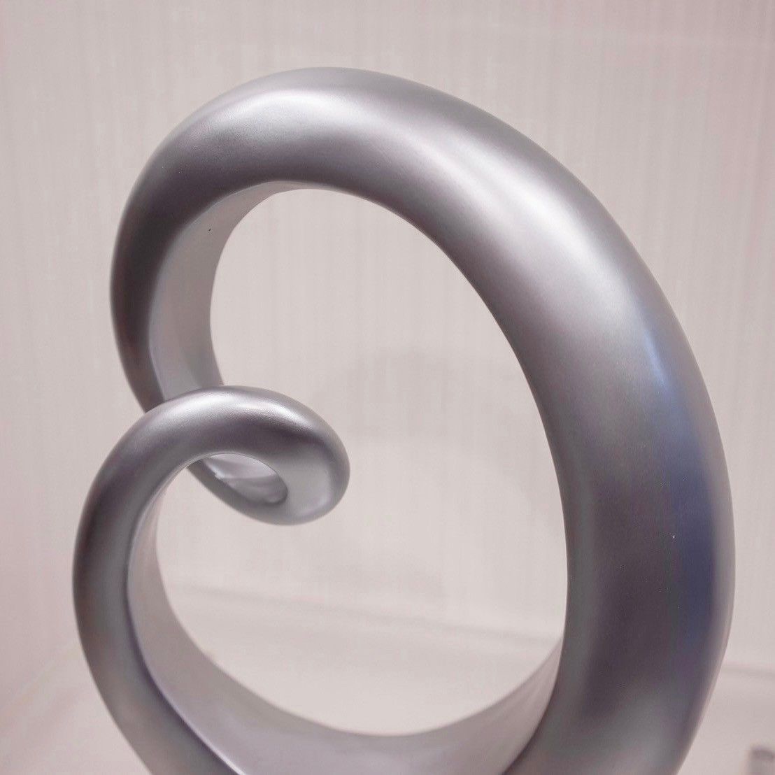 輸入品 オブジェ 置物 インテリア 雑貨 小物 アート 抽象彫刻 シルバー