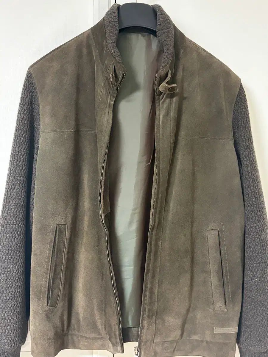 ピエール カルダン スウェード ブルゾン ジャケット m size