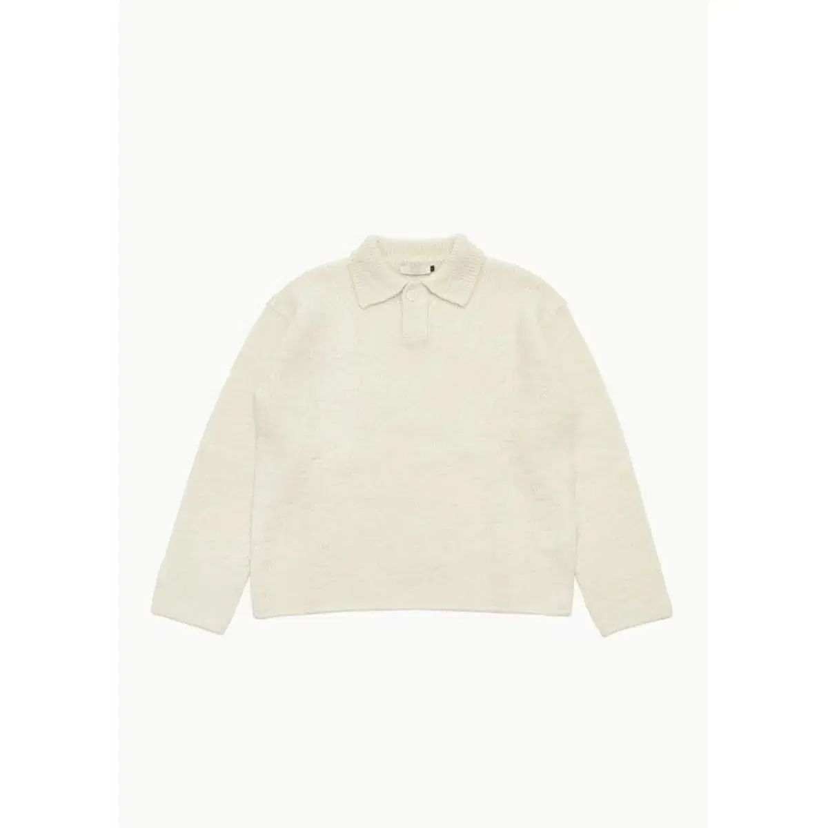 24 fw AMOMENTO ワンボタン KARA カラ ニット エクリュ Lサイズ