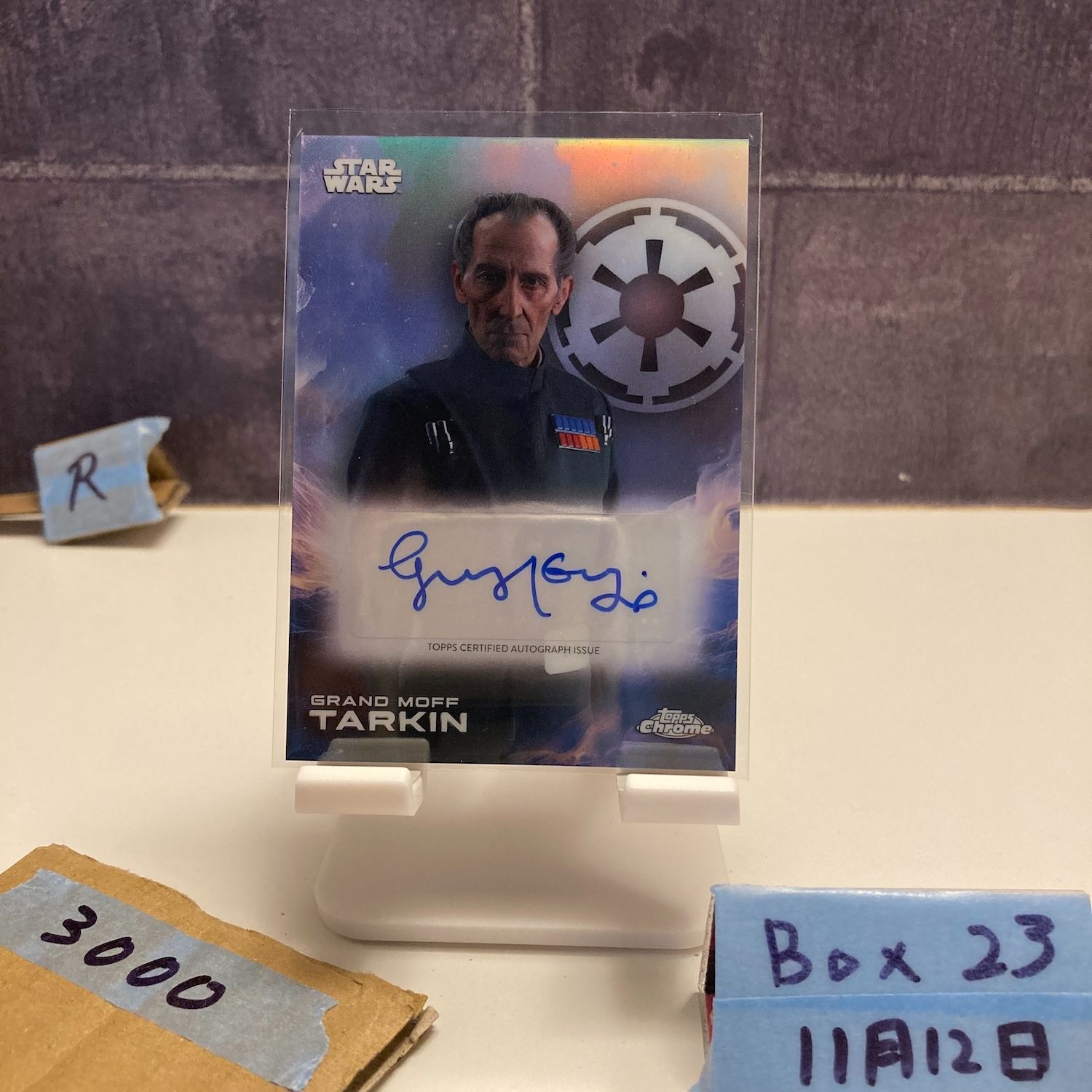 2025 Topps Chrome Guy Henry 直筆サインカード Star Wars; Grand Moff