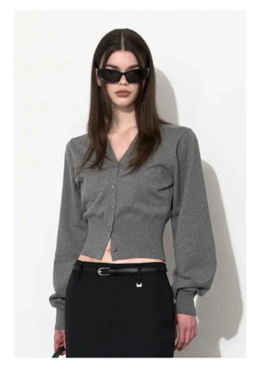 ムーンカシミア Vネック カーディガン