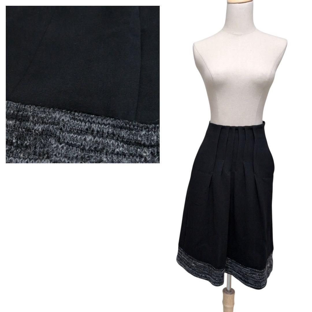 CIVIDINI チヴィディーニ【38】フレアスカート M シルク混 イタリア製