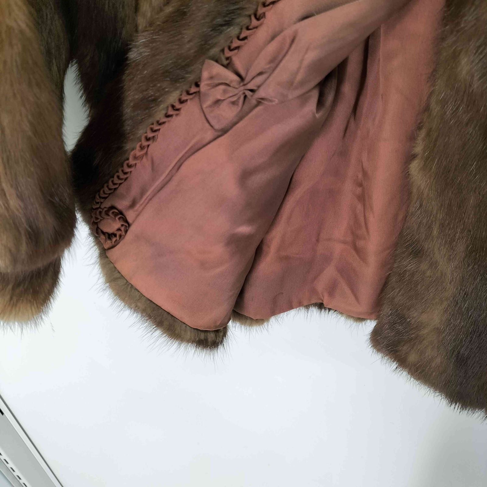 ユーズドフルギ USED古着 ファージャケット レディース JPN：13号