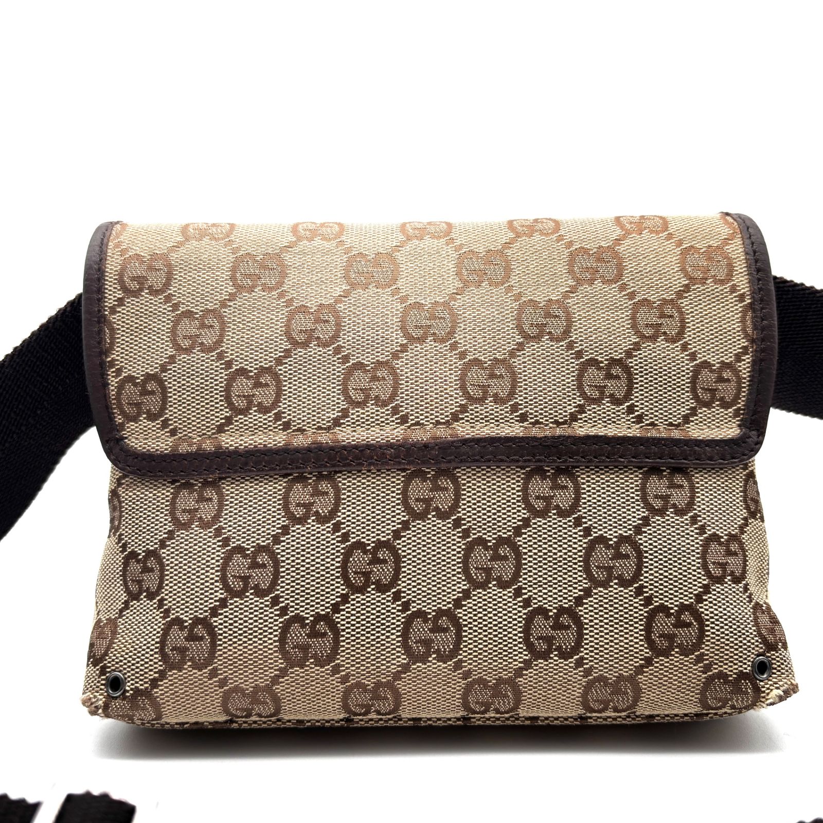 ✨️美品 グッチ ウエストポーチ ボディバッグ GGキャンバス 92543 グッチ ウエストポーチ 92543 GGキャンバス/レザー レディース