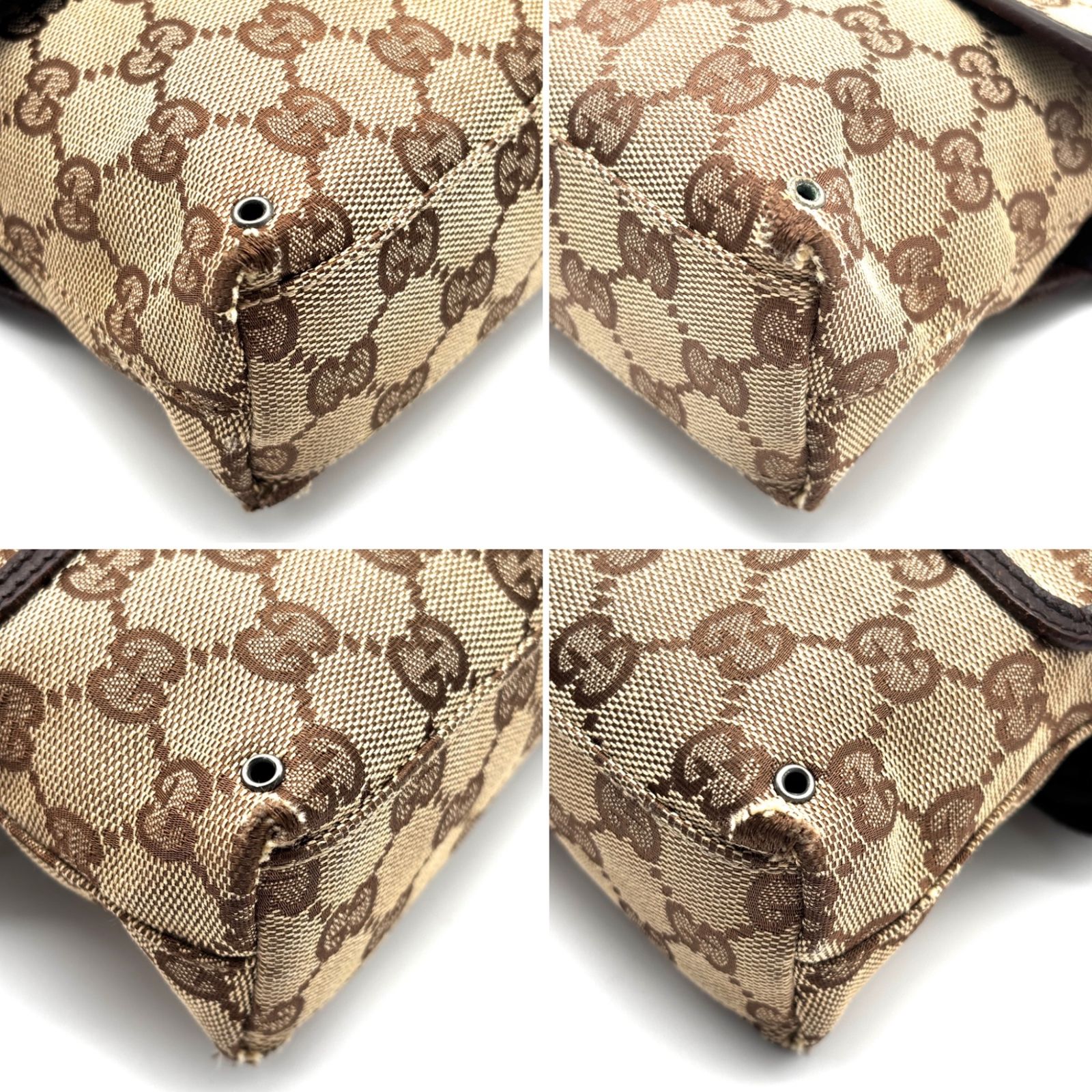 美品 GUCCI グッチ GGキャンバス ショルダーバッグ ボディバッグ