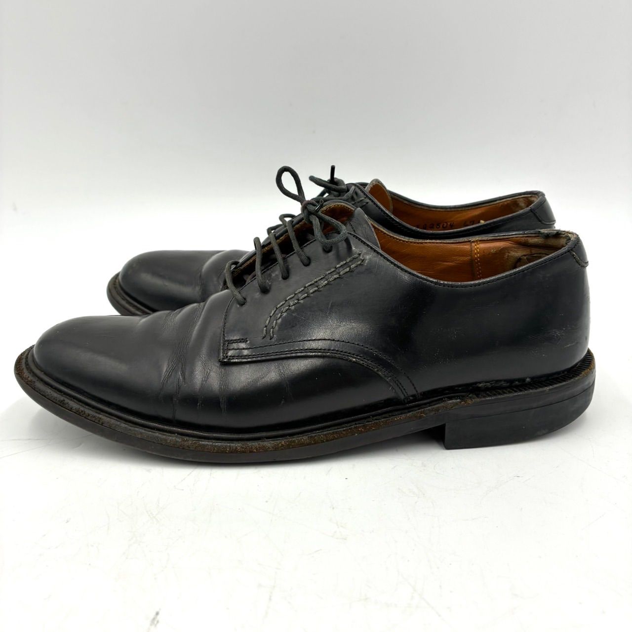 リーガル REGAL 2504 外羽根 プレーントゥ 黒 24cm 革靴 レザー