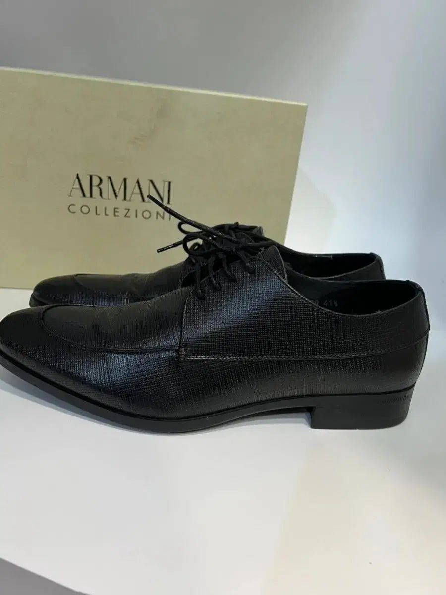 アルマーニ コレツィオーニ メンズ 靴 ブラック サイズ 41 1|2 265