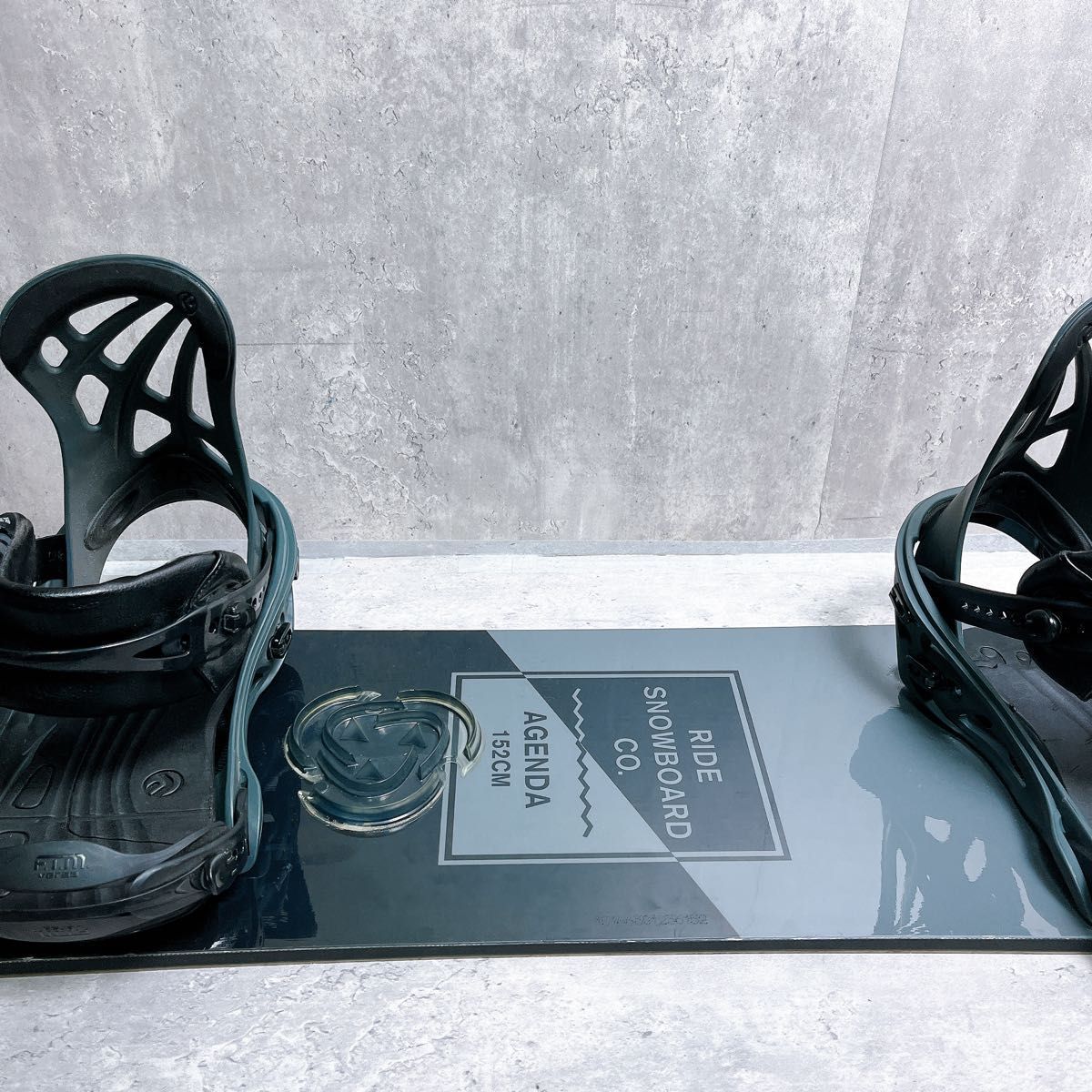 RIDE AGENDA 152cm スノーボードセット FLUX ビンディング付 グラトリ