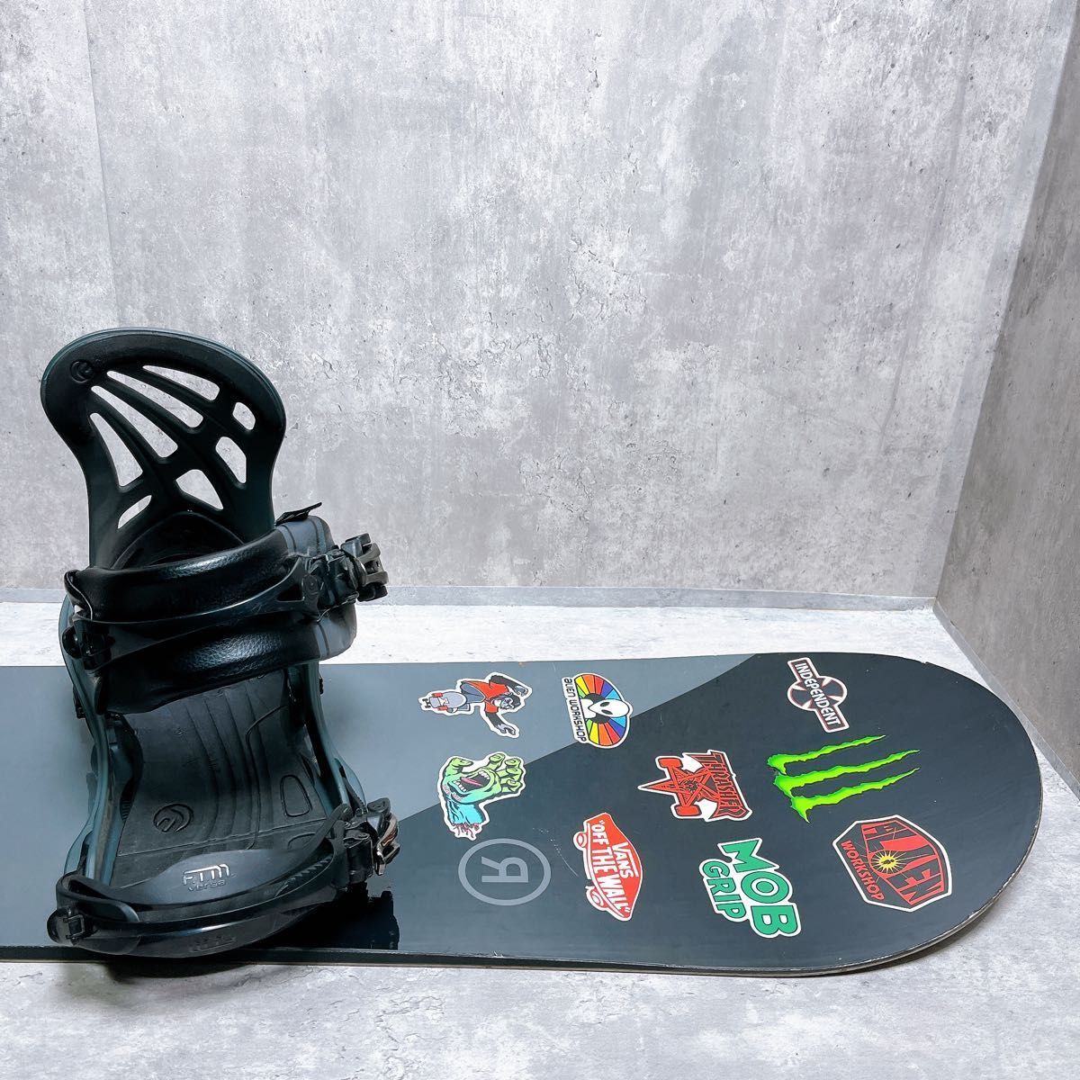 RIDE AGENDA 152cm スノーボードセット FLUX ビンディング付 グラトリ