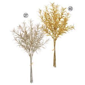 ASCA アスカ グリッターティーリーフバンチ 1束3本 AX 60513-027 入数 24