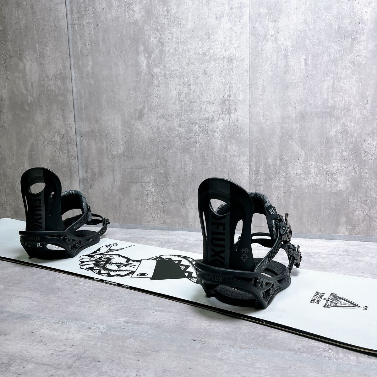 バタレオン DISASTER 148cm スノーボードセット FLUX ビンディング付