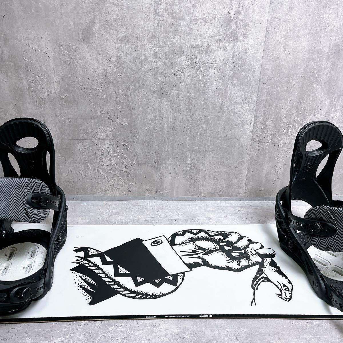バタレオン DISASTER 148cm スノーボードセット FLUX ビンディング付