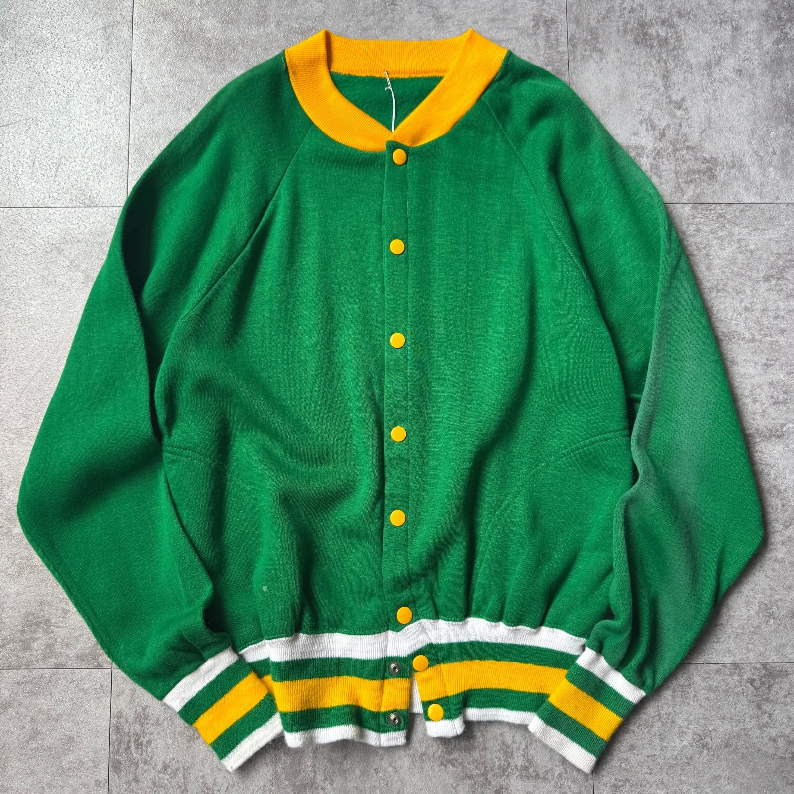 1970 s US Vintage Sweat Studiam Jacket | 70年代 アメリカンビンテージ スウェット スタジャン