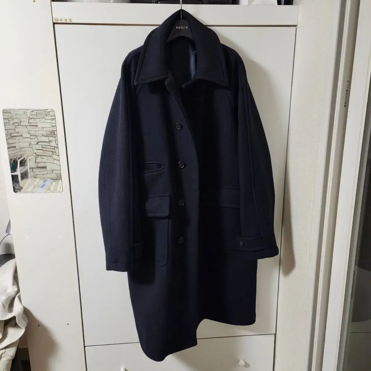 OUTSTANDING バルマカーンコート ネイビー