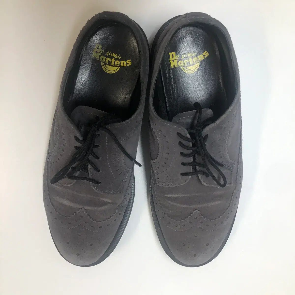 DR. MARTENS ドクターマーチン スウェード ウイングチップ ロー シューズ UK 7