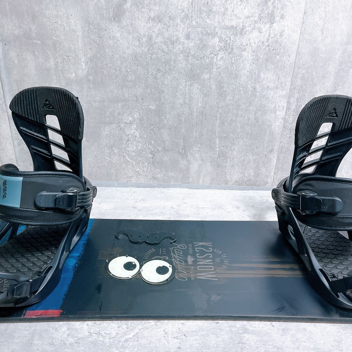 K2 RAYGUN スノーボード153cm　バートンビンディングセット 限定1 特価 K2 RAYGUN 153cm スノーボードセット ビンディング付 やや