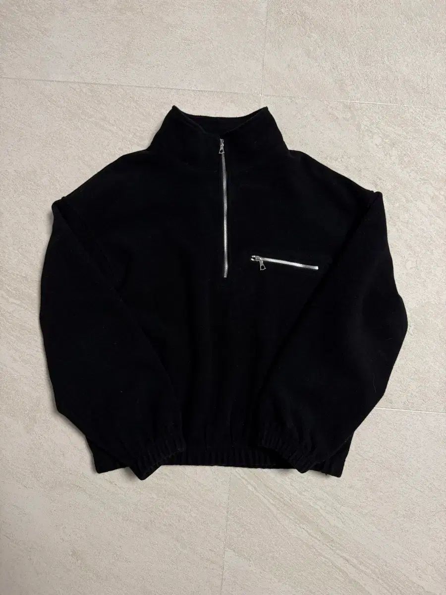 リー タートルネック フリース ブラック S