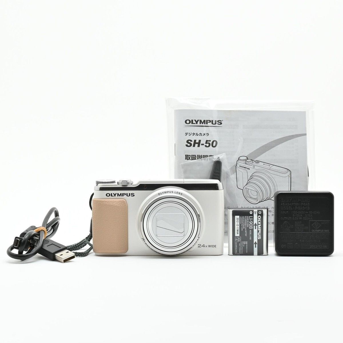 OLYMPUS STYLUS SH-50 ホワイト Olympus Stylus SH-50 SH50 Point & Shoot digital camera Tested