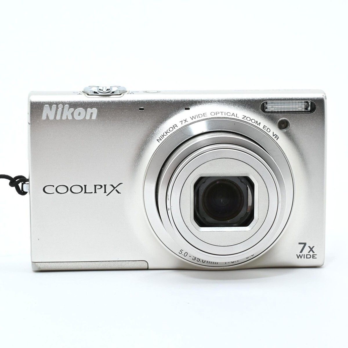 1119＜良品＞ NikonデジタルカメラCOOLPIX S6100 シャンパンシルバー