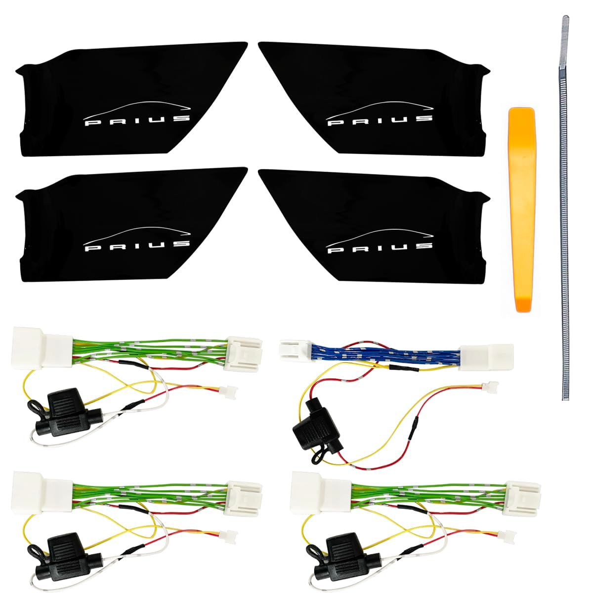 エンラージ プリウス PRIUS PHEV 60系 インナーハンドル LEDイルミネーションライト 切替式 オーロラモード搭載