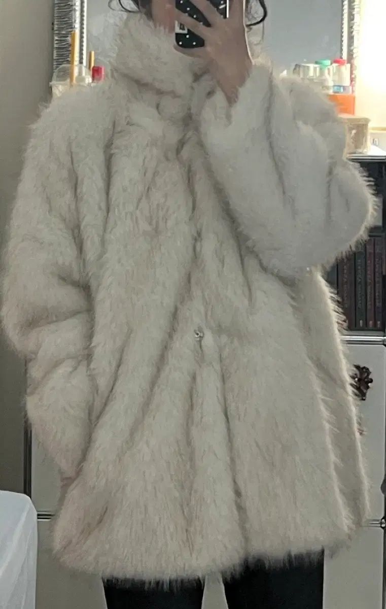 ハーフファーコート ファージャケット ミックスファー