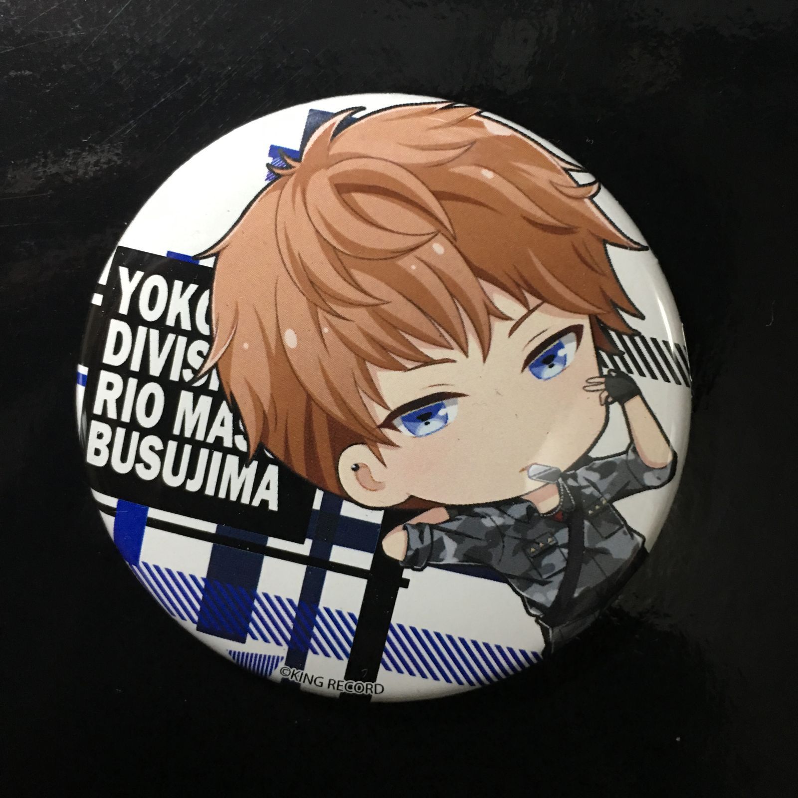 ヒプノシスマイク　ファンミーティング　缶バッジ　毒島メイソン理鶯① ヒプノシスマイク -Division Rap Battle- トレーディング缶バッジ