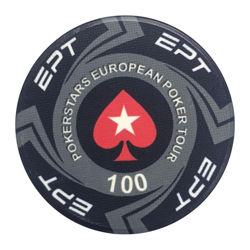 うり　EPT ポーカーチップ 200枚　ディーラーボタン１つ うり EPT ポーカーチップ 200枚 ディーラーボタン1つ うり EPT