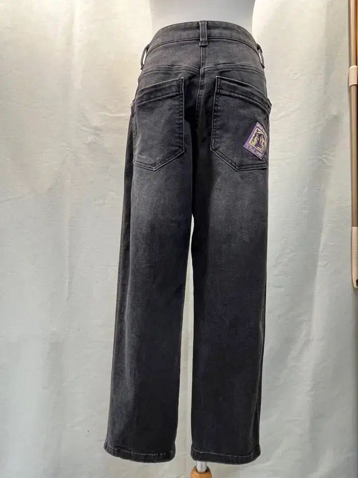 ブラックデニム ワイド