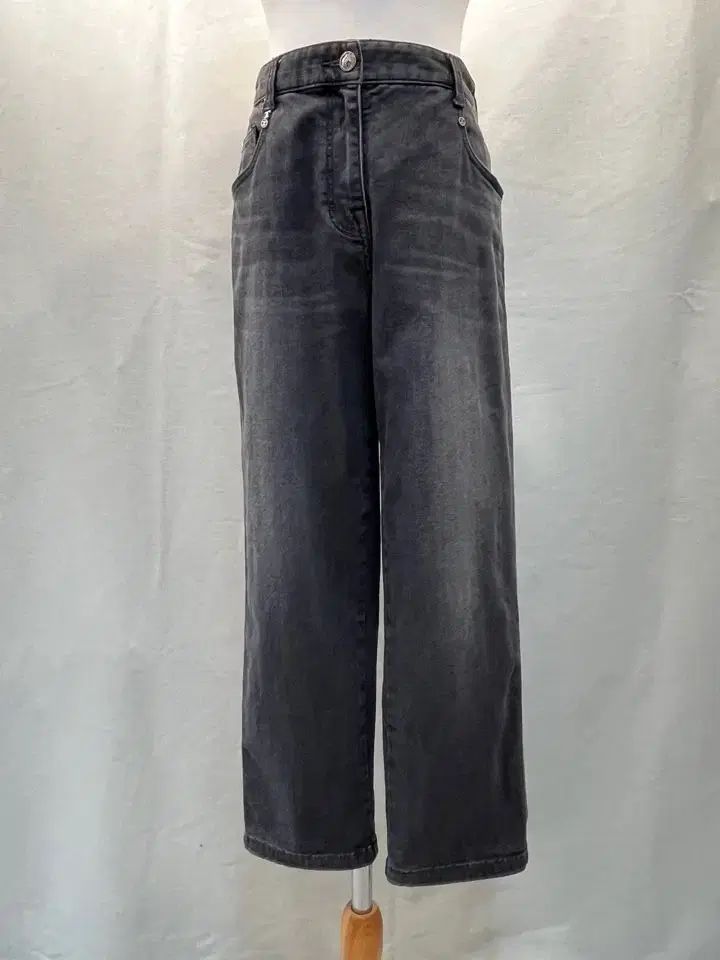 げxxxx状態良い2020年TIME POSTMODERN ブラックデニム ワイド デ