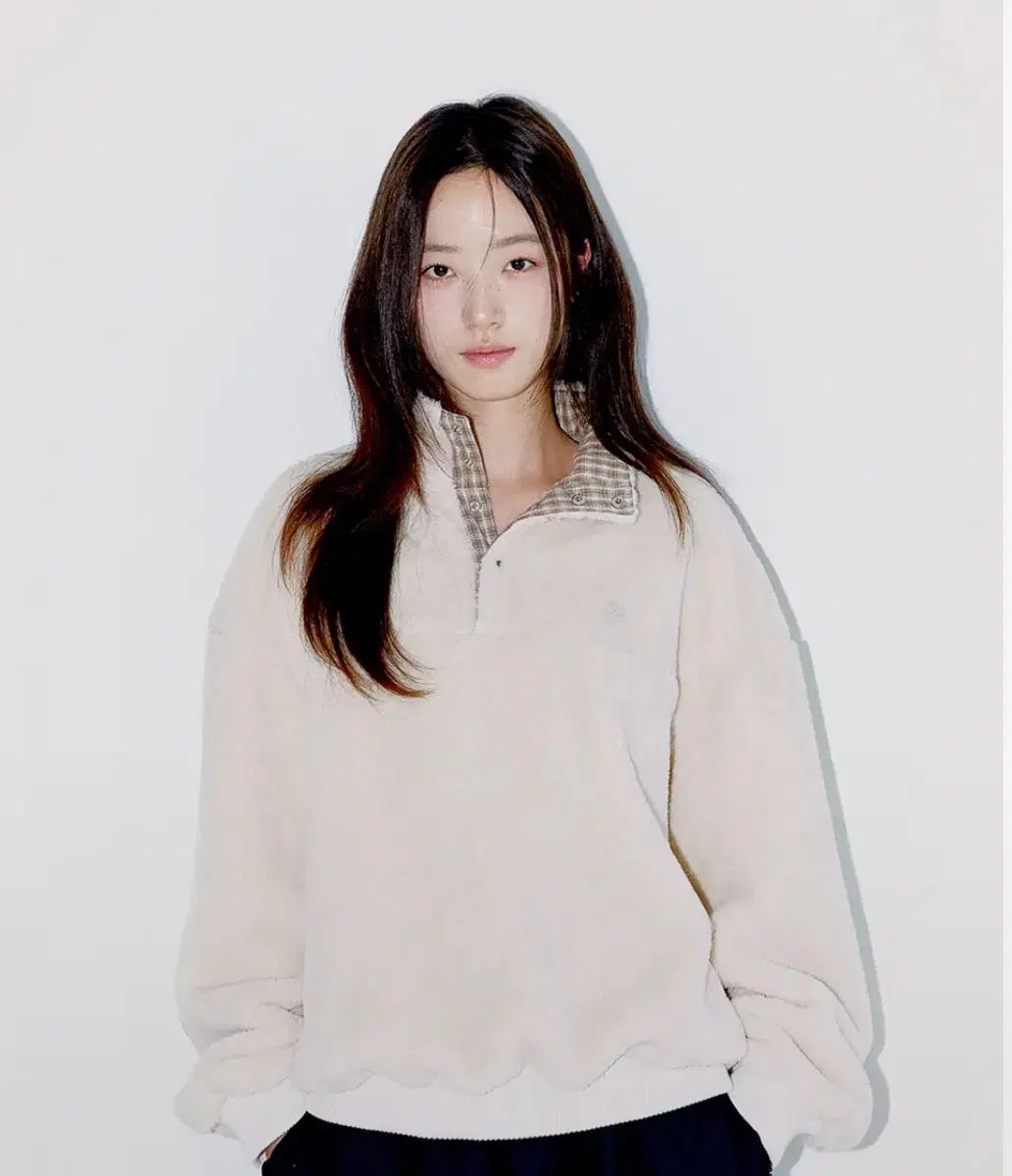 オフィッシュ アノラック フリース アイボリー