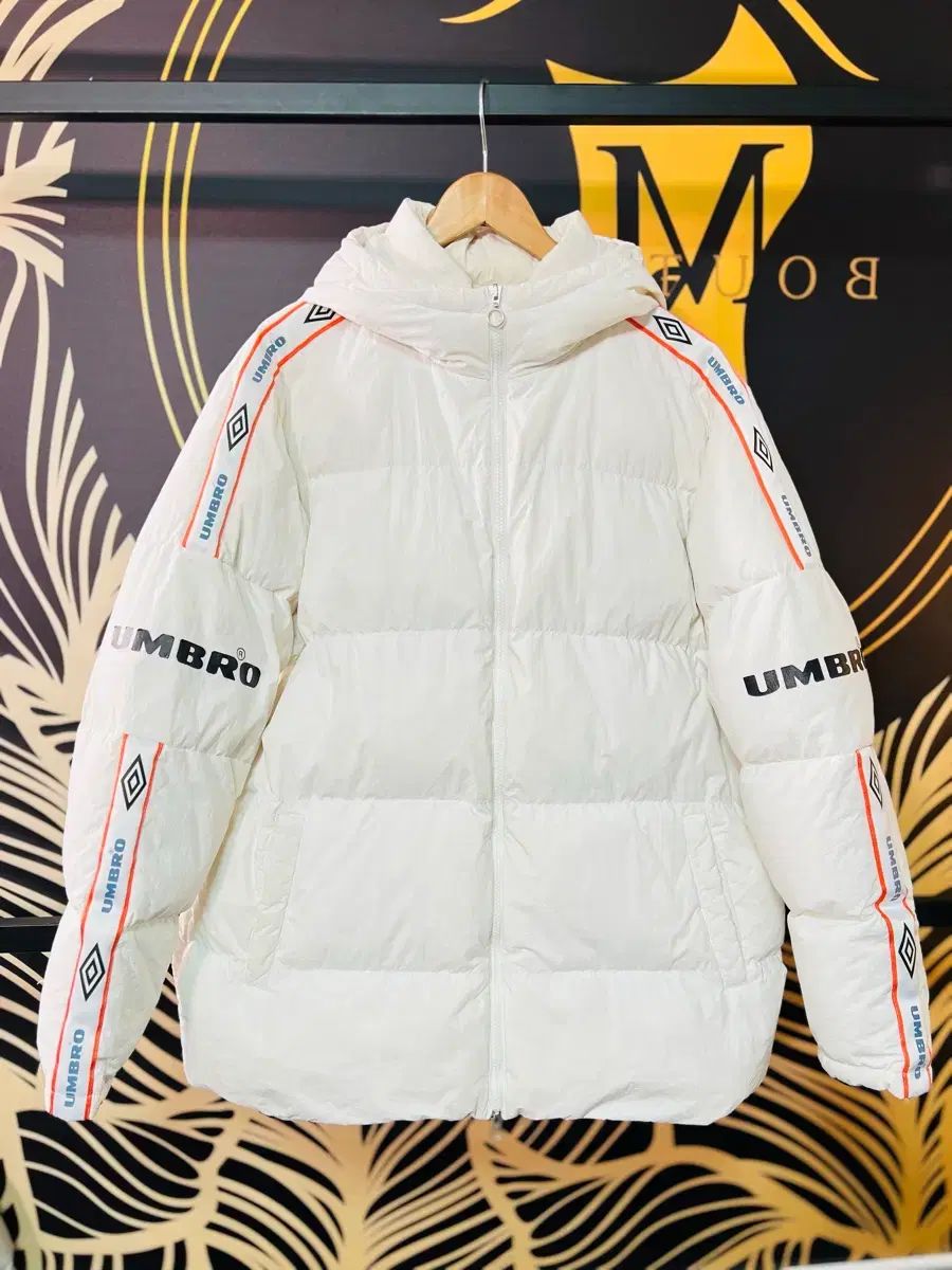 アンブロ 白 WHO ダウン メンズ 105 XL