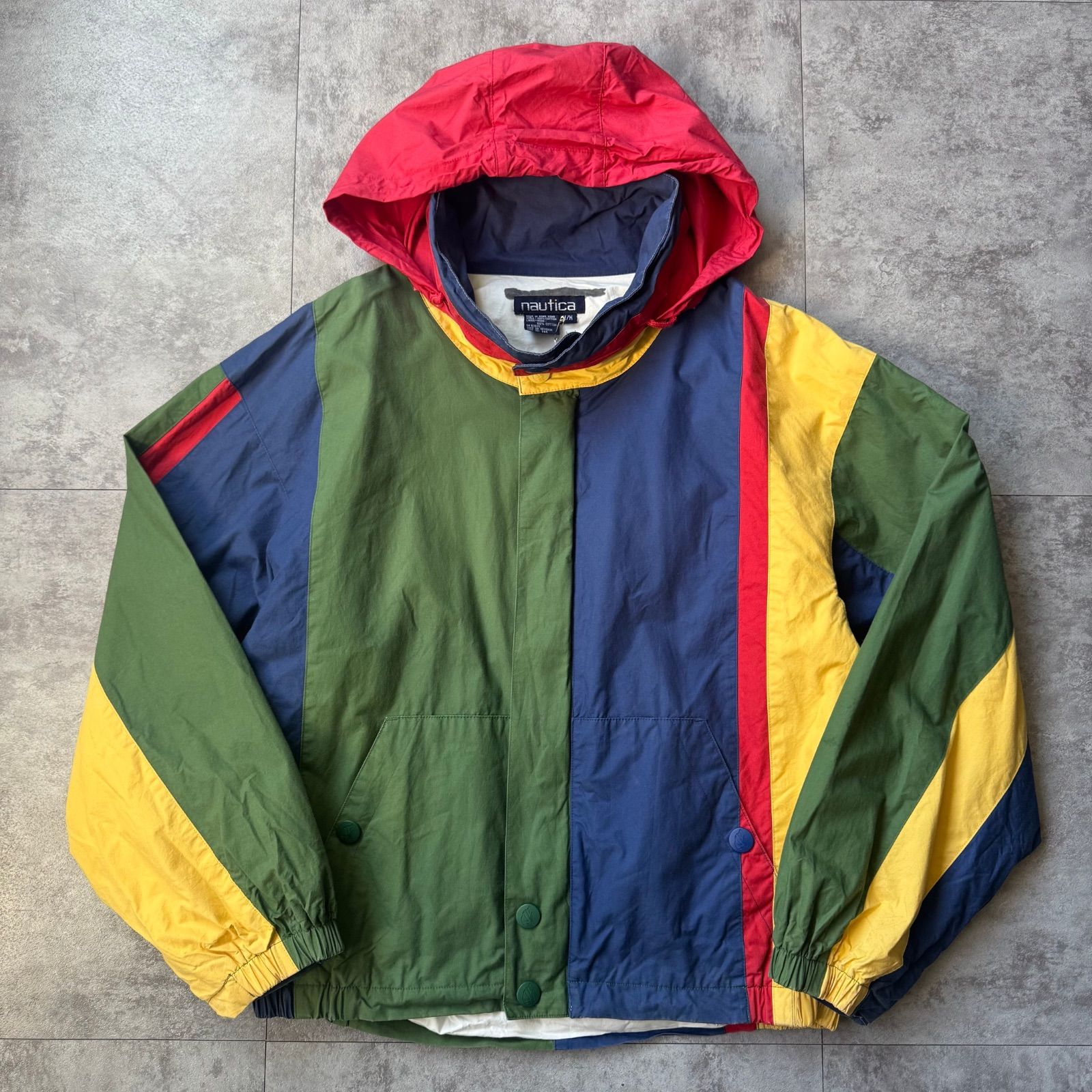 1990 s Nautica Maruti Stripe Cotton JKT | 90年代 ノーティカ マルチストライプ コットンジャケット
