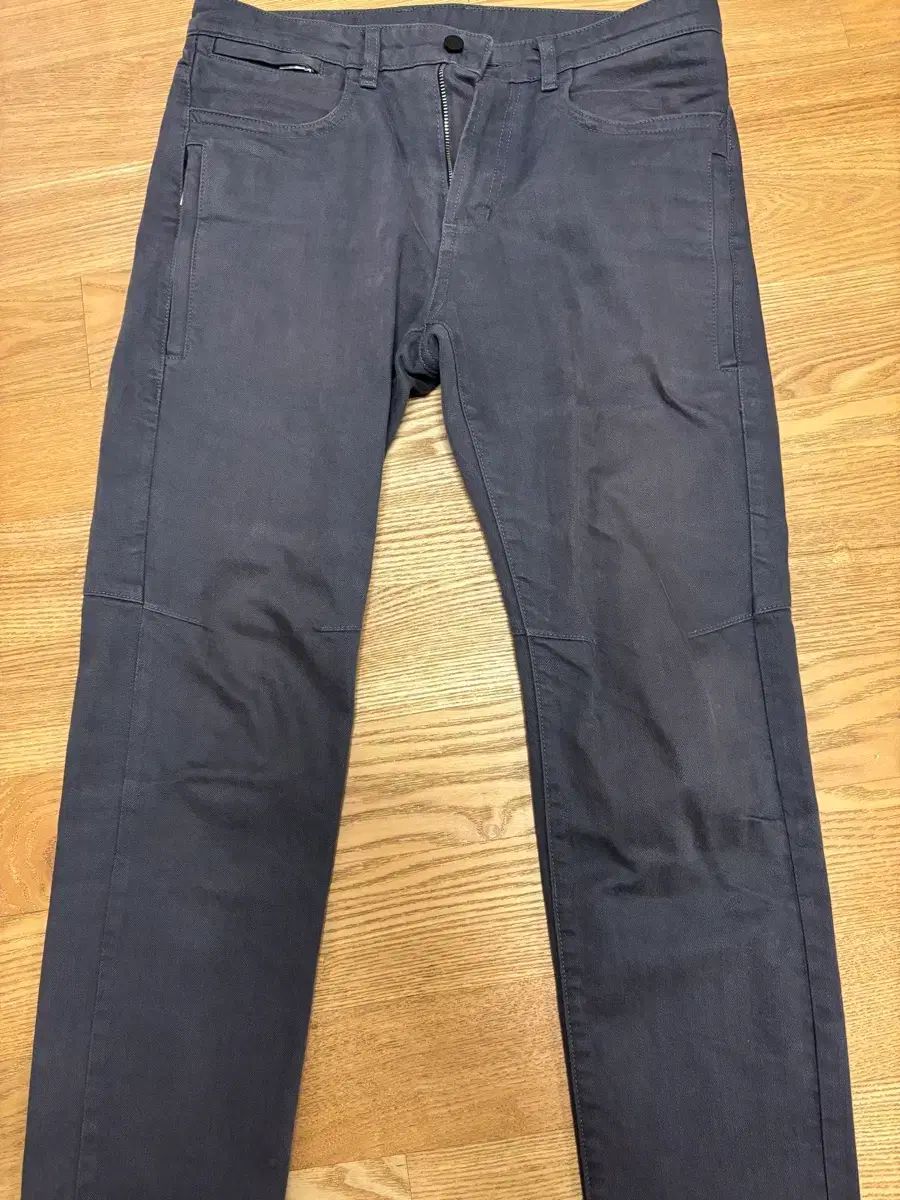 TIME HOMME コットン スリム パンツ